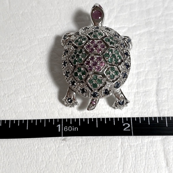 Stunning  Chapel-Zenray Vintage Turtle Brooch - Picture 3 of 8